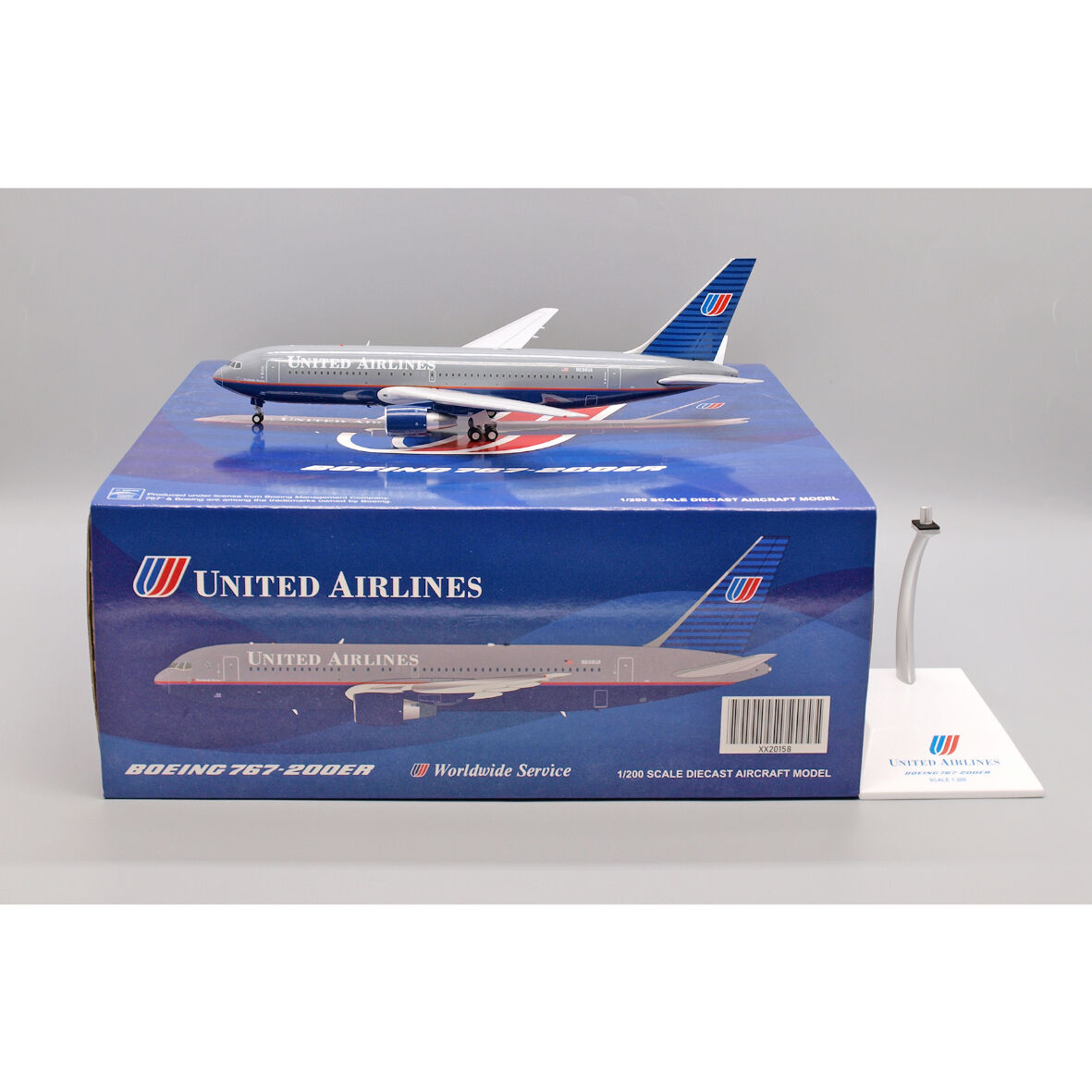 お取り寄せ商品】1/200 767-200 ユナイテッド航空 N608UA