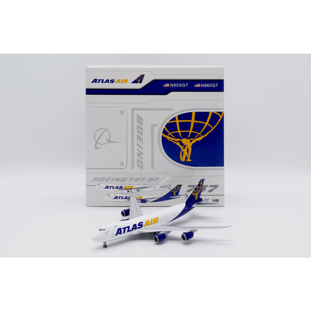 1/400 747-8F アトラス航空 N860GT | ひこーきちゃん模型専門店