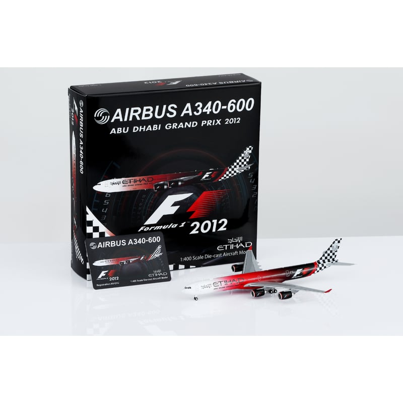 お取り寄せ商品】1/400 A340-642 エティハド航空「Formula 1 アブダ