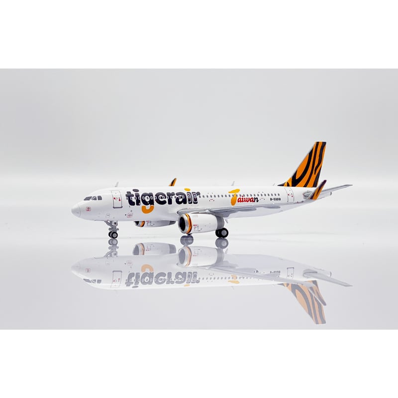 tigerair A320neo タイガーエア台湾 エアバス jc 1:400 tigerair タイガーエア台湾 A320neo jc 1:400 - メルカリ