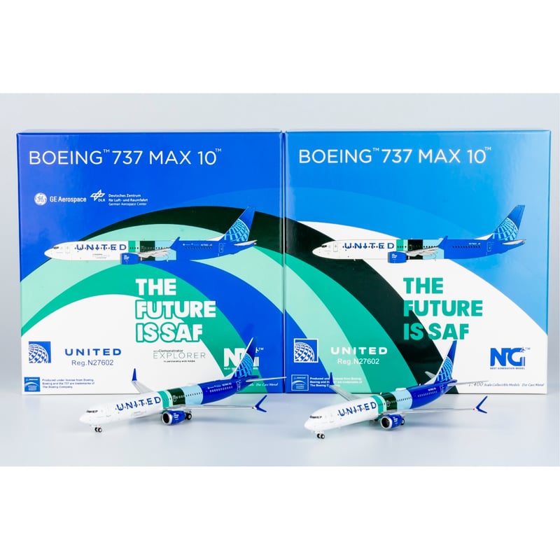 ユナイテッド航空 737MAX10 N27602 1/400 お取り寄せ商品】1/400 737 MAX 10 ユナイテッド航空「without