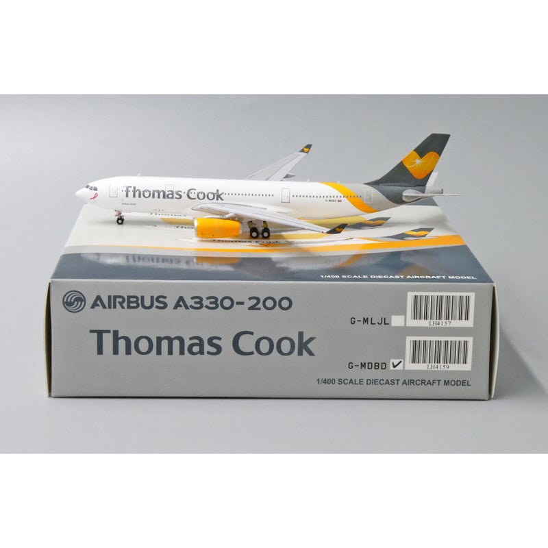 航空機・ヘリコプター ThomasCook JC Wings1:400 A330-200 G-MLJL ThomasCook JC Wings1:400 A330-200 G-MLJL トーマス ヘリコプター
