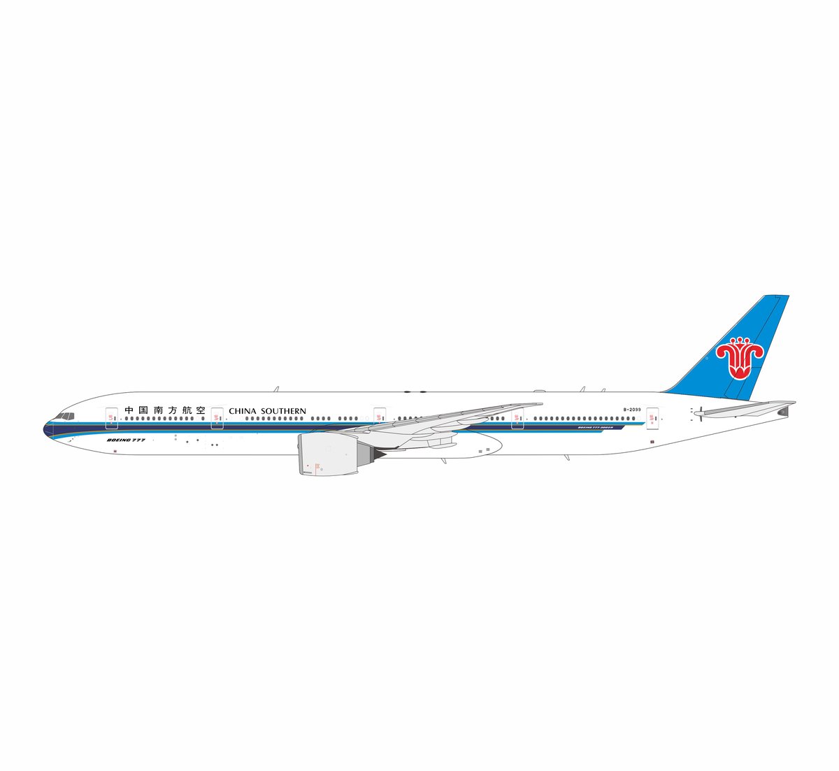 先割予約15％OFF】1/400 777-300ER 中国南方航空 B-2099 | ひこ