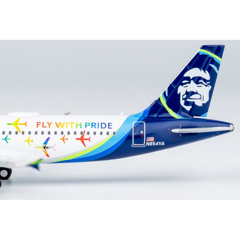 お取り寄せ商品】1/400 A320-200 アラスカ航空「fly with