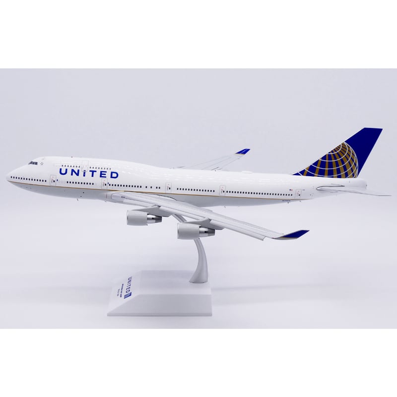お取り寄せ商品】1/200 747-400 ユナイテッド航空 N