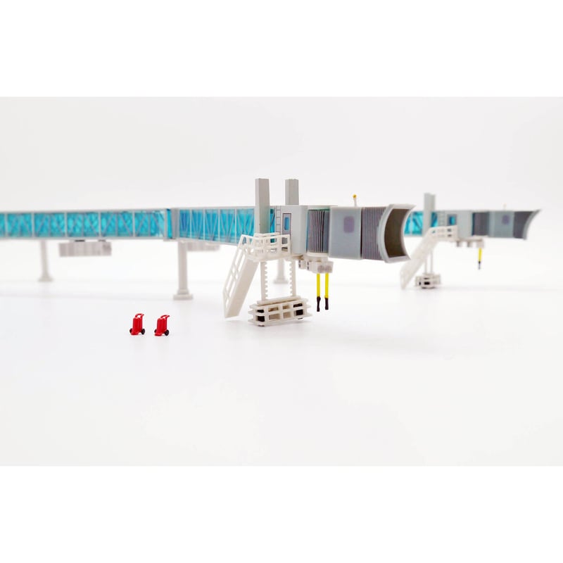 ボーディングブリッジ　1/200 JC wings PBB 1/200 空港ジオラマ ボーディング ブリッジ B737 (ブルー) | ひこーき