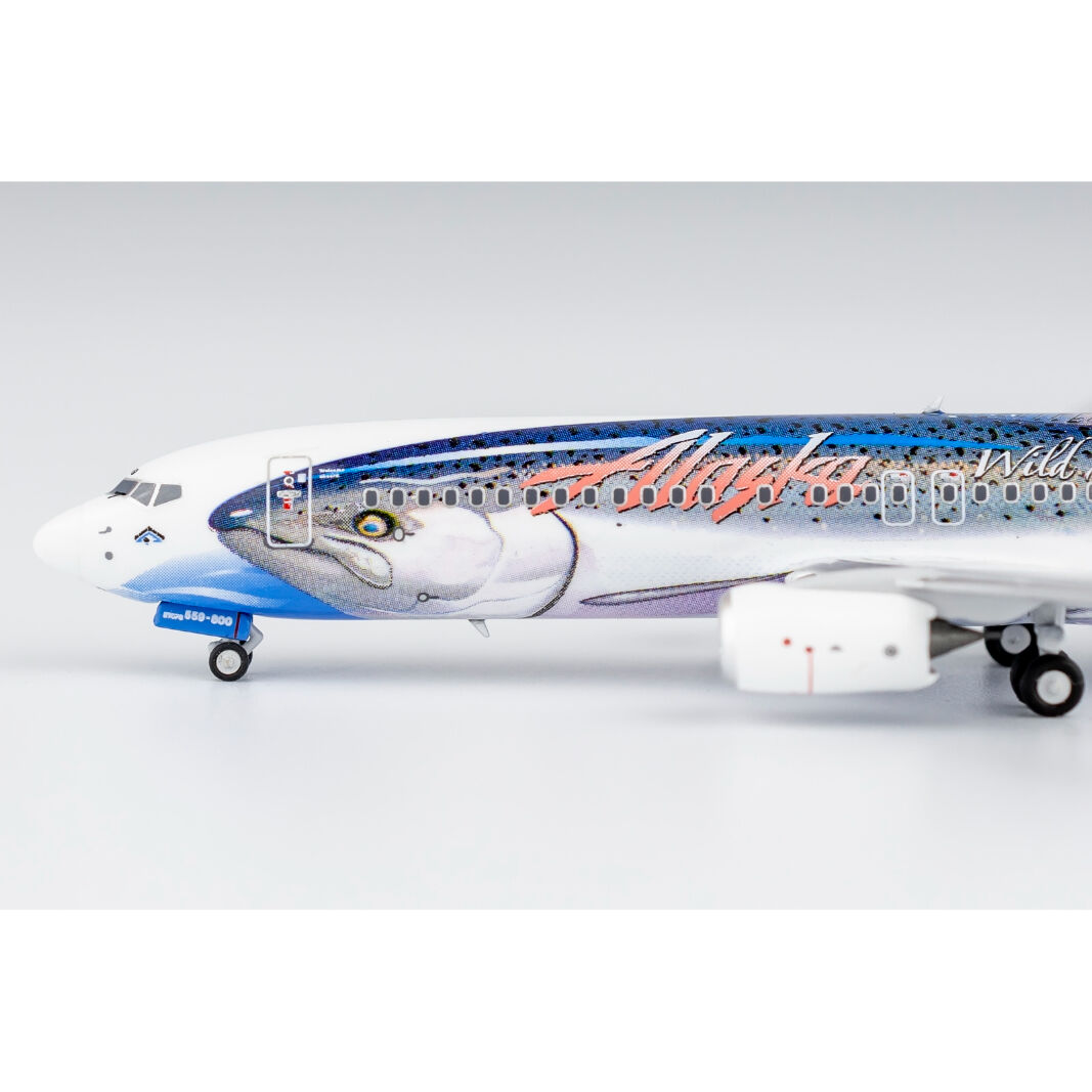 1/400 737-800/w アラスカ航空「サーモン・サーティー・サーモン 2号