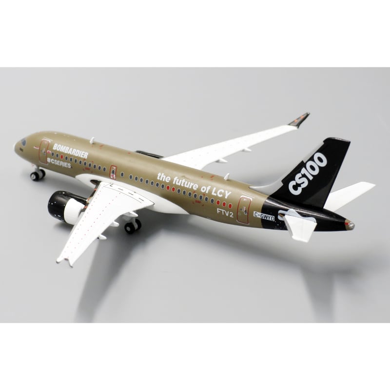 航空機・ヘリコプター BOMBARDIER CS100 1:100 お取り寄せ商品】1/400 CS100 ボンバルディア社ハウスカラー