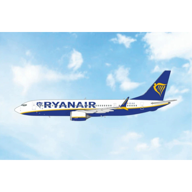 先割予約15％OFF】1/400 737 MAX 8 ライアンエア EI-ILV | ひ