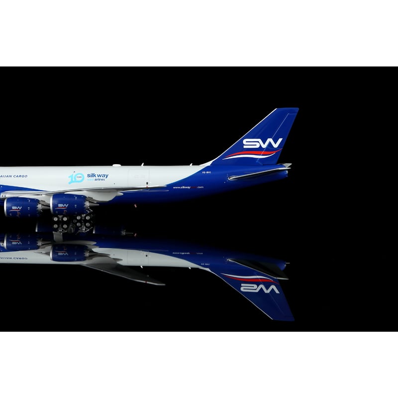 お取り寄せ商品】1/400 747-8F シルクウェイ・ウェスト・エアラインズ