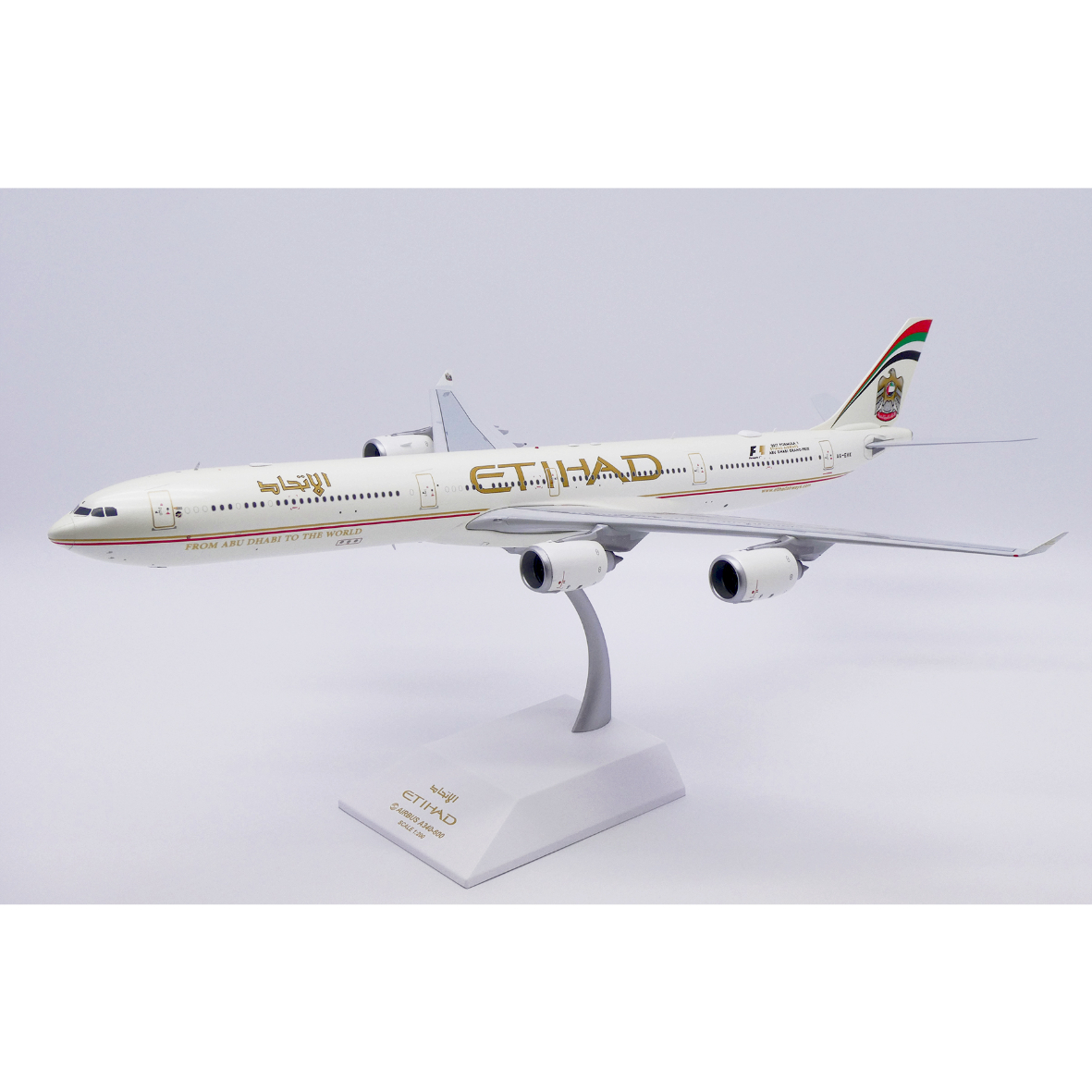 予約商品】1/200 A340-600 エティハド航空 A6-EHK スタンド付き