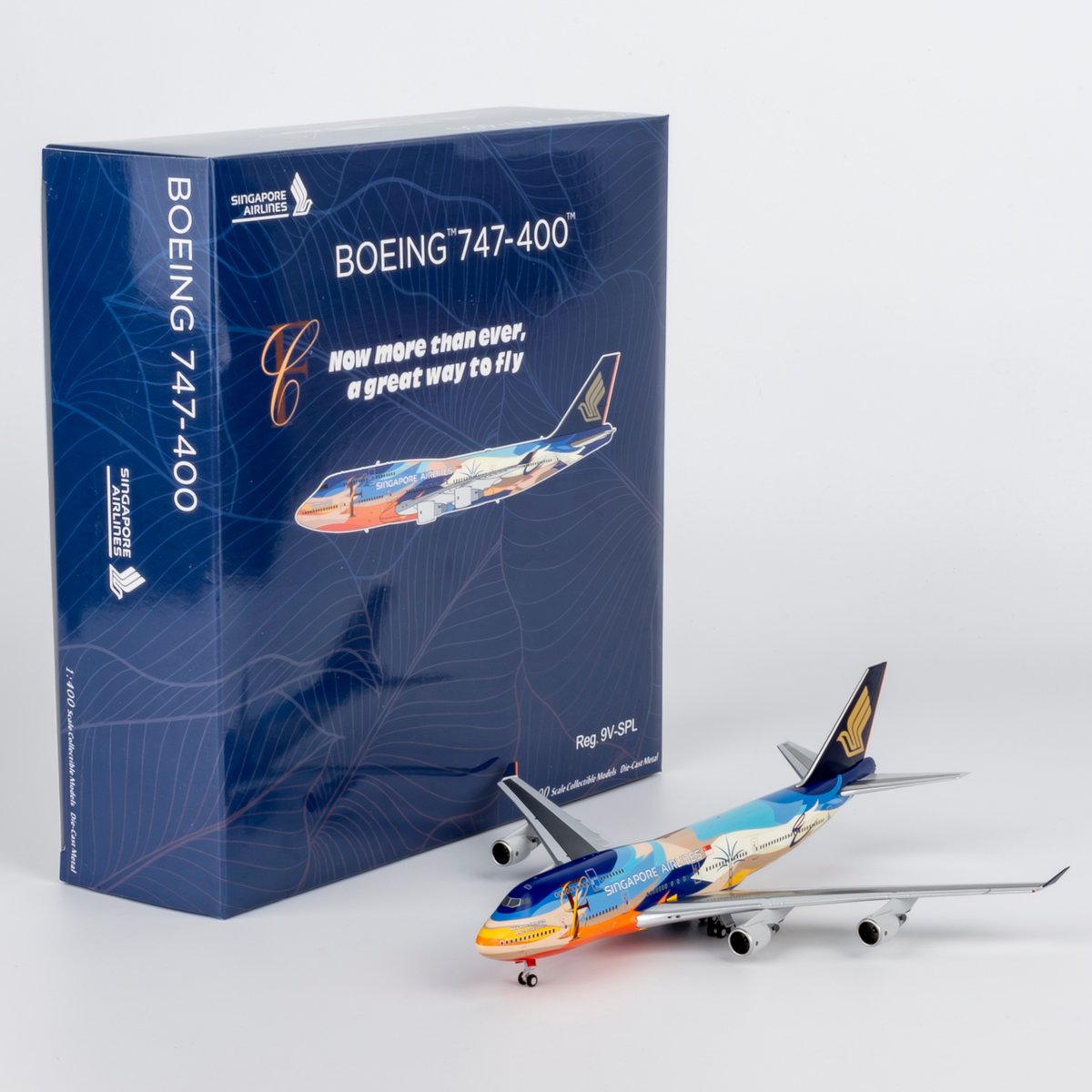 お取り寄せ商品】1/400 747-400 シンガポール航空「Tropical特別塗装機