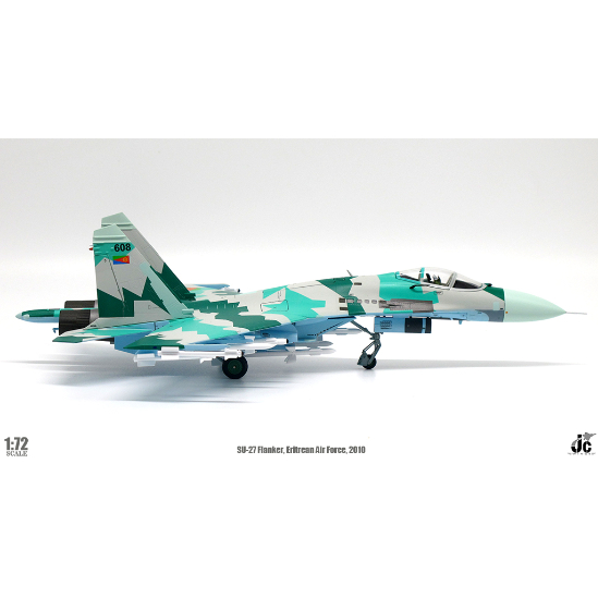 JC Wings 1/72 SU-27 FLANKER エリトリア空軍 Su-27 Flanker 1:72 Diecast Model - JC Wings JC-JCW-72-SU27-007