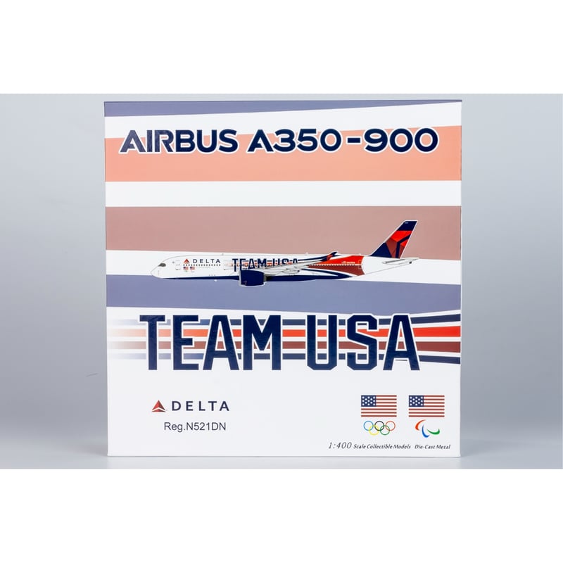 フェニックス　1/400 デルタ航空　エアバス　A350 TEAM USA Aviation400 Delta Air Lines Airbus A350-941 Team USA N521DN