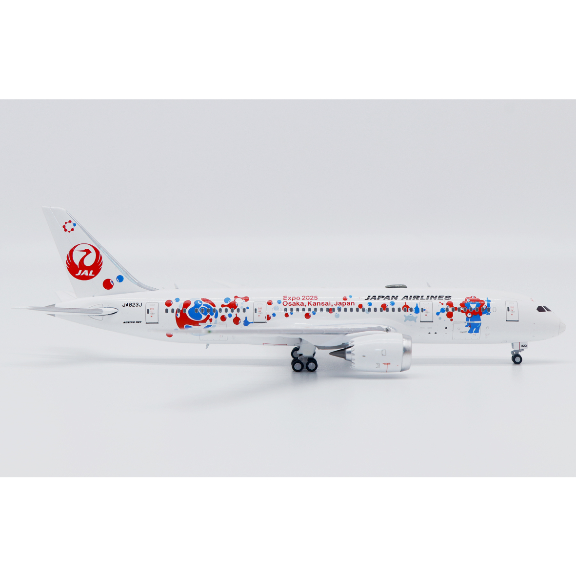 JCWings JAL B787-8 JA823J ミャクミャク 1/400 JCWings JAL B787-8 JA823J ミャクミャク 1/400 - メルカリ