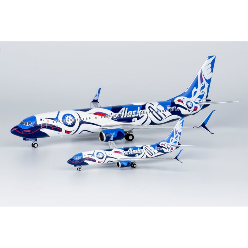 お取り寄せ商品】1/200 737-800/w アラスカ航空「サーモン・サーティー