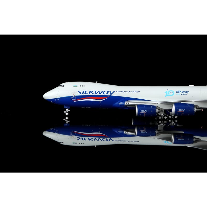 お取り寄せ商品】1/400 747-8F シルクウェイ・ウェスト・エアラインズ