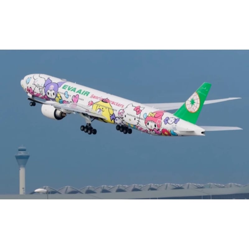予約商品】1/400 777-300ER エバー航空「Hello Kitty - Lo 予約商品】1/400 777-300ER エバー航空「Hello Kitty - Lo
