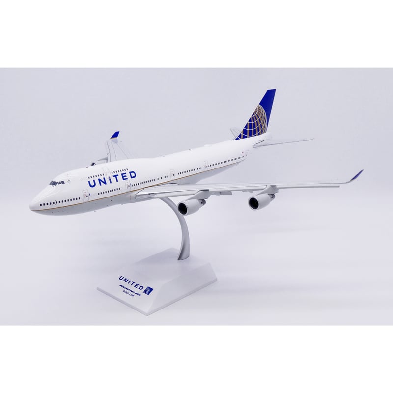 お取り寄せ商品】1/200 747-400 ユナイテッド航空 N
