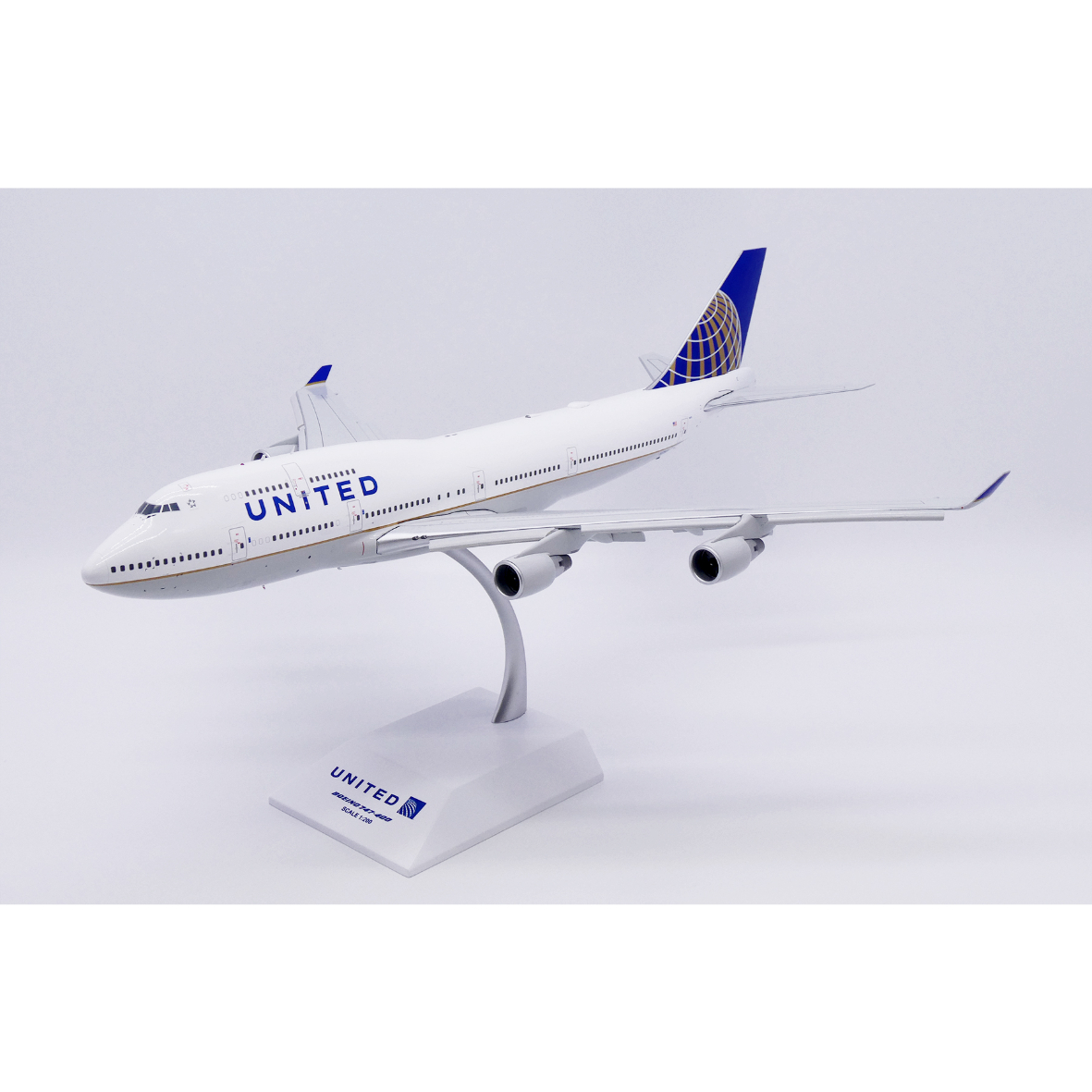 お取り寄せ商品】1/200 747-400 ユナイテッド航空 N