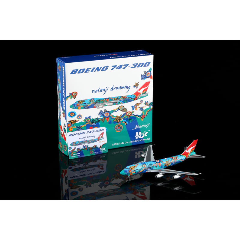 お取り寄せ商品】1/400 747-300 カンタス航空「Nalanji Dreamin
