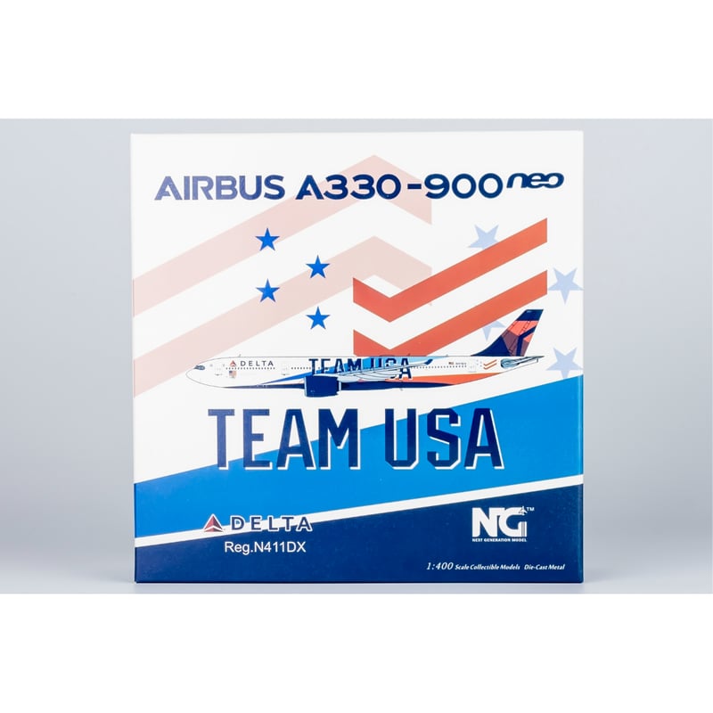 お取り寄せ商品】1/400 A330-900 デルタ航空「TEAM USA特別塗装 お取り寄せ商品】1/400 A330-900 デルタ航空「TEAM USA特別塗装