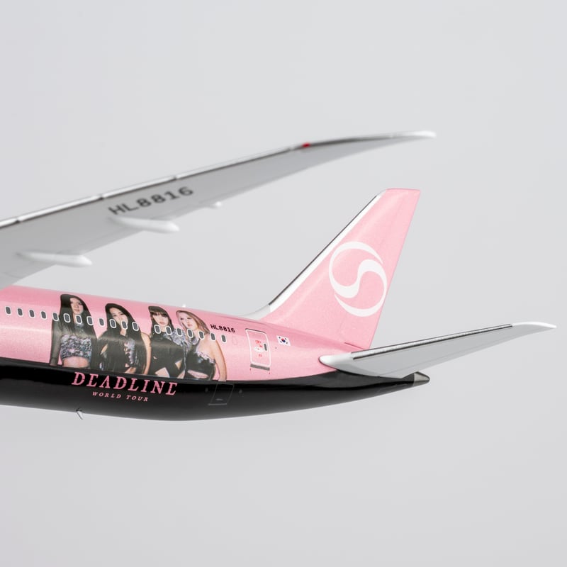 お取り寄せ商品】1/400 787-10 大韓航空「BlackPink」 HL881