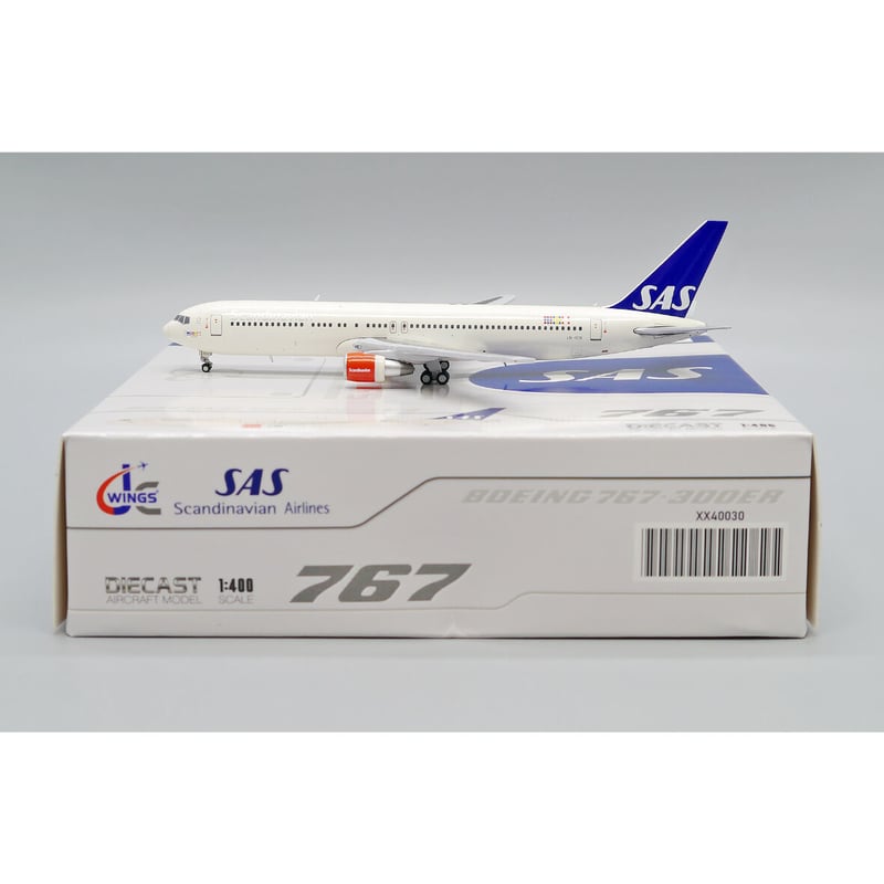 お取り寄せ商品】1/400 767-300ER スカンジナビア航空 LN-RCH |
