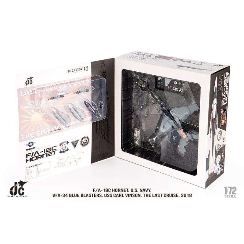 限時セール】【お取り寄せ商品】1/72 F/A-18C アメリカ海軍 VFA-34