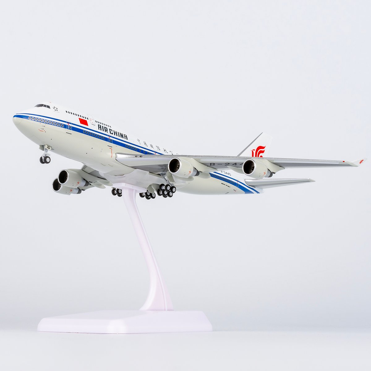 1/100 B747-400 台座のみ 1/400 747-400 中国国際航空 B-2445 プラスチックスタンド付き |