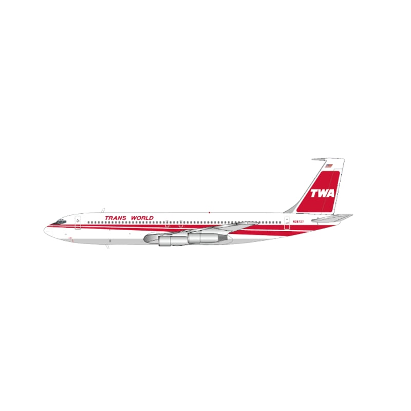 先割予約15％OFF】1/400 707-300 トランス・ワールド航空 N2872