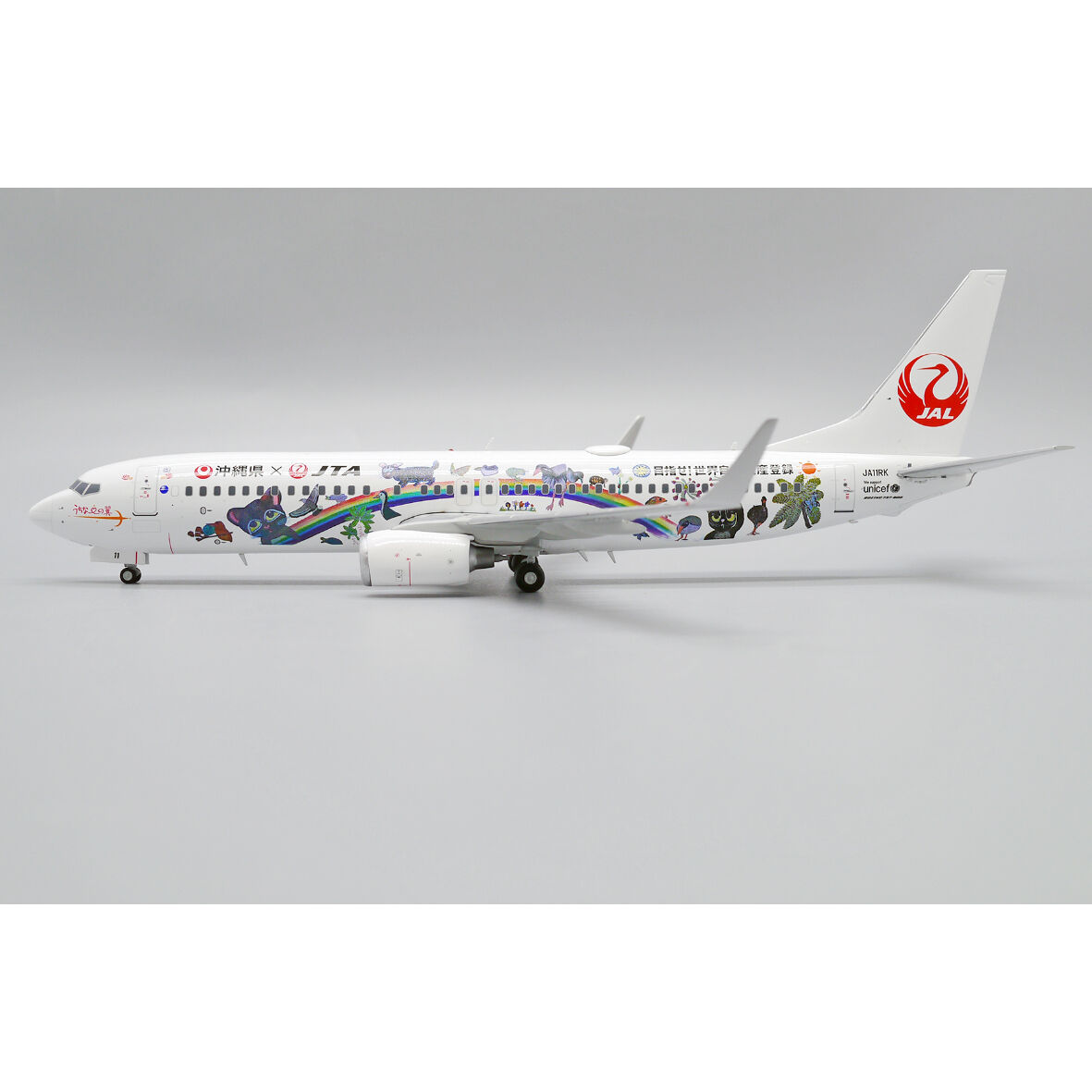 非売品・新商品情報】1/200 737-800 日本トランスオーシャン航空「世界