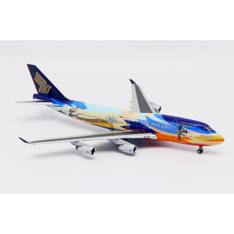 お取り寄せ商品】1/400 747-400 シンガポール航空「Tropical特別