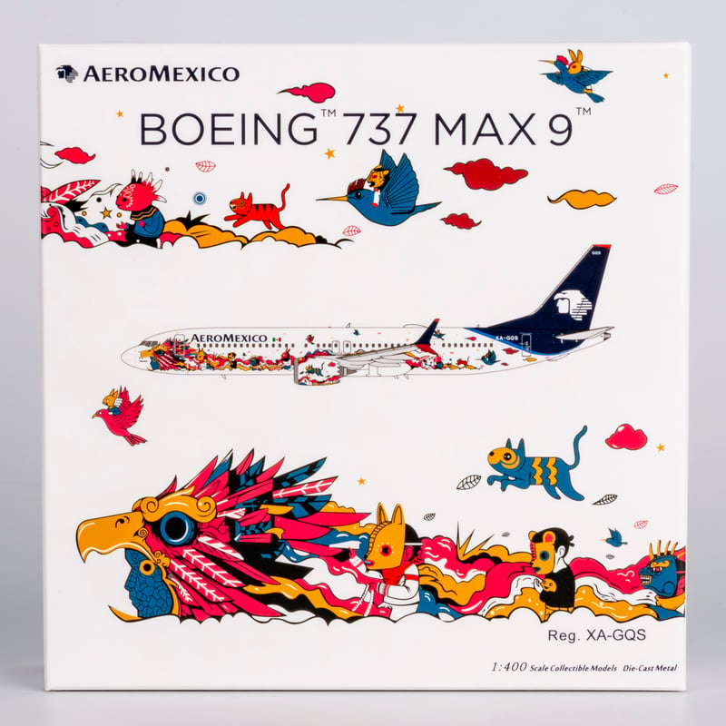 1/400 737 MAX 9 アエロメヒコ航空「Mexico City Kukul