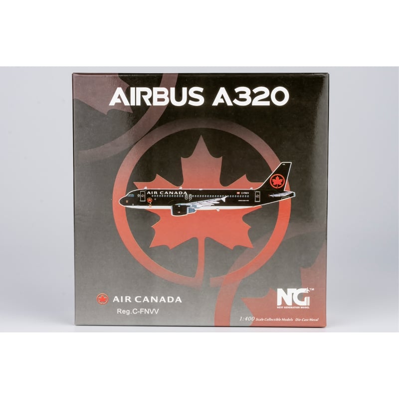 お取り寄せ商品】1/400 A320-200 エア・カナダ 「真っ黒な新塗装