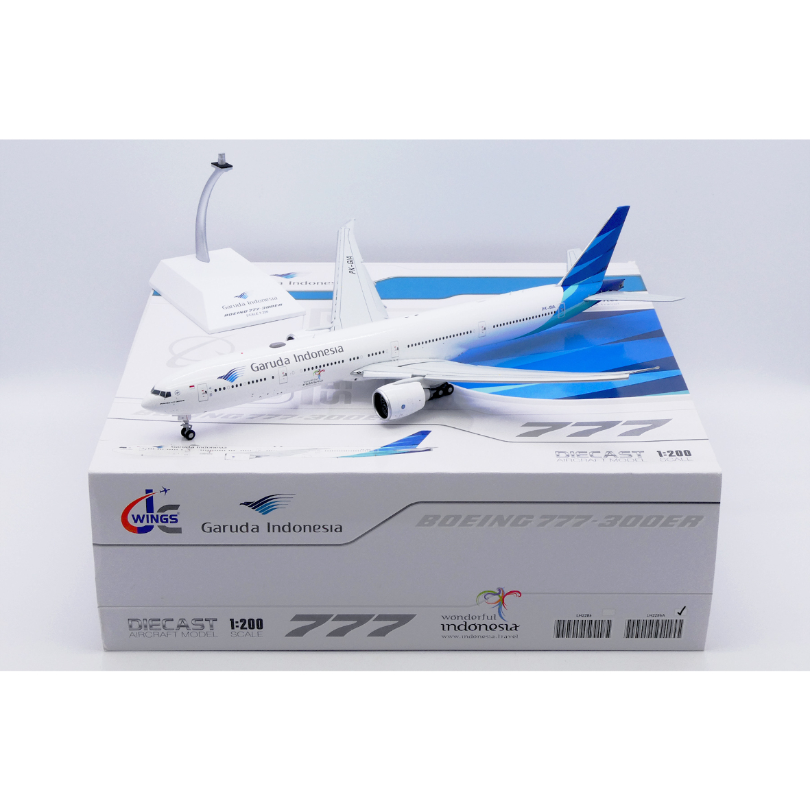 お取り寄せ商品】1/200 777-300ER ガルーダ・インドネシア航空「Wo