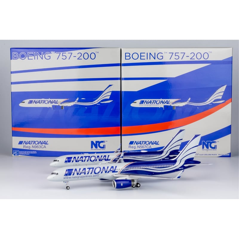 ナショナルエアラインズ 757-200 N963CA 1/200 1:200 NG Models NG42005 National Airlines B757-200 N963CA