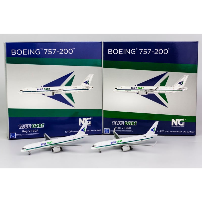 お取り寄せ商品】1/400 B757-200PCF/w ブルー・ダート・アビエーション