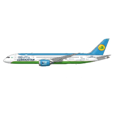ウズベキスタン航空 UZBEKISTAN ツポレフ Tu-154M 1/200 先割予約15％OFF】1/400 787-8 ウズベキスタン航空「Go Uzbekista