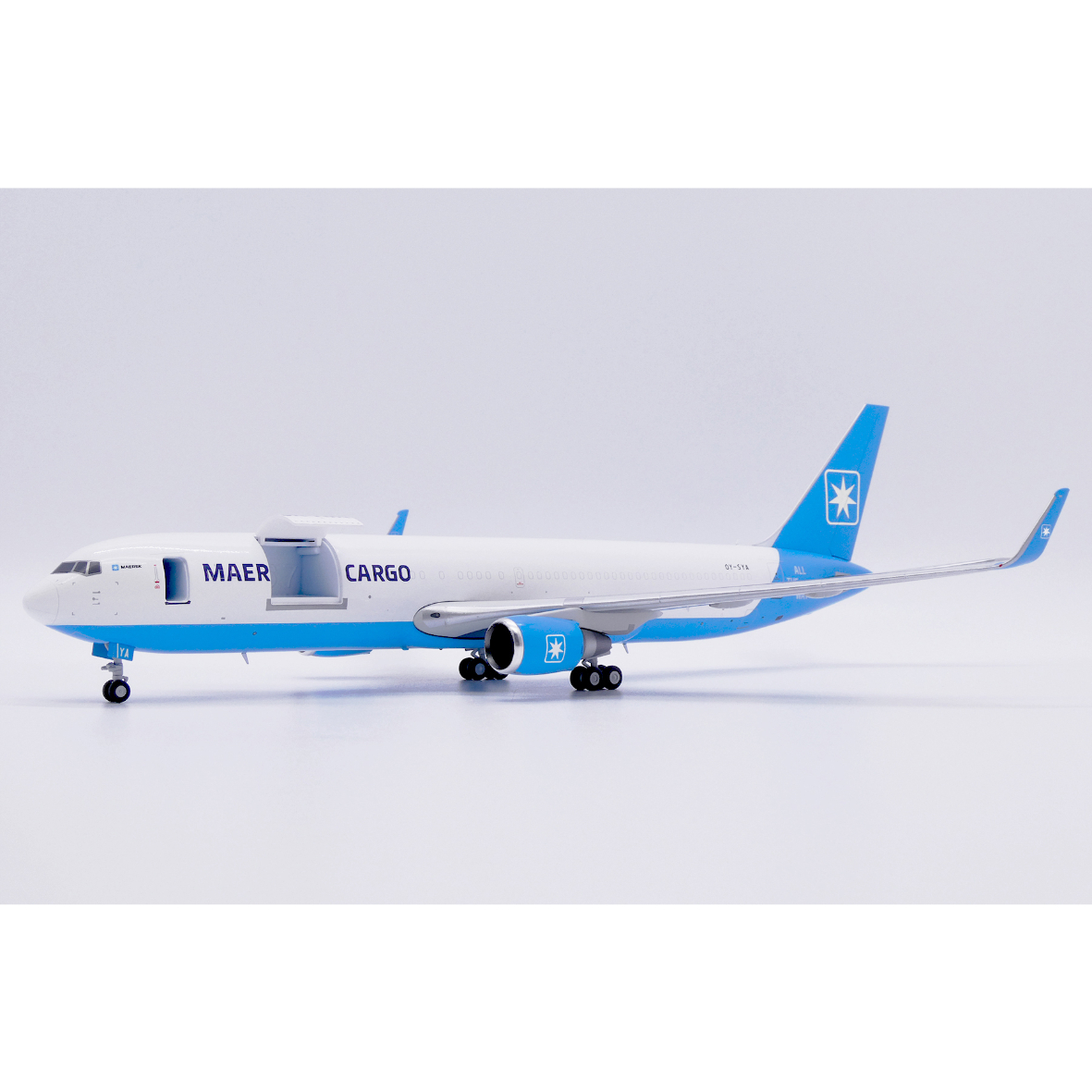 マースクエアカーゴ 767-300BDSF OY-STA 1/200 JC Wings 1:200 Maersk Air Cargo Boeing B767-300ER Diecast