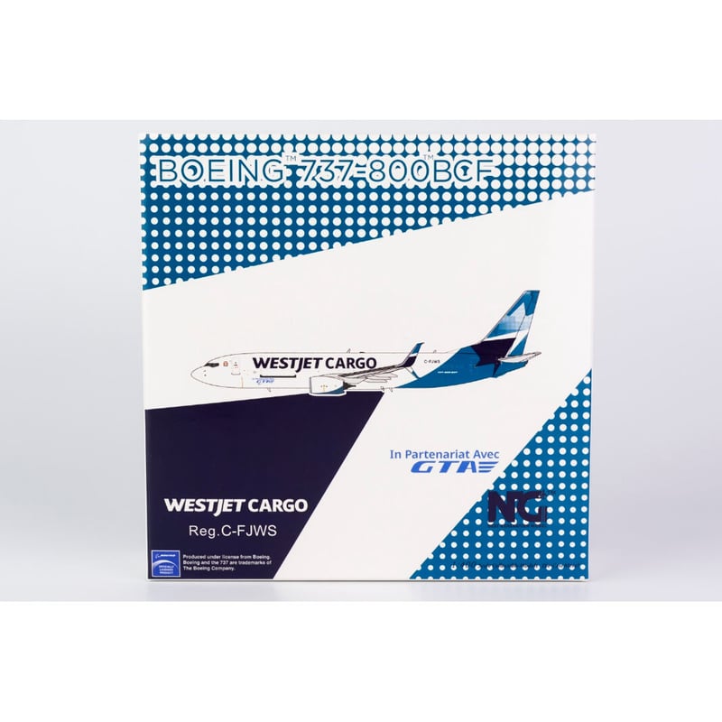 お取り寄せ商品】1/400 737-800BCF/w ウエストジェットカーゴ C