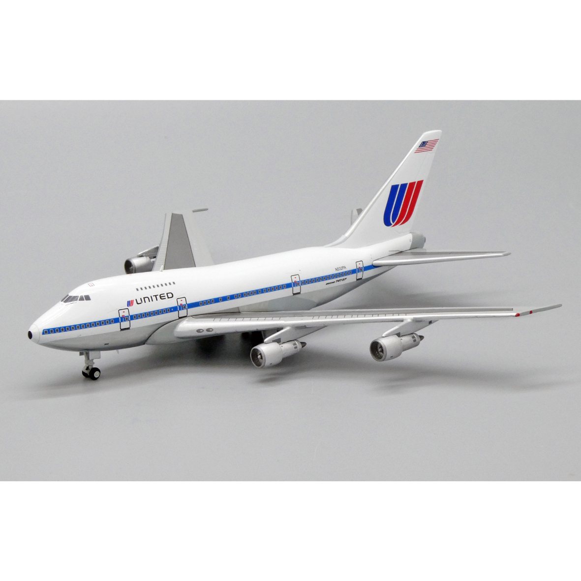 ユナイテッド航空 747SP N147UA 1/400 www.JetCollector.com: United Airlines Saul Bass livery