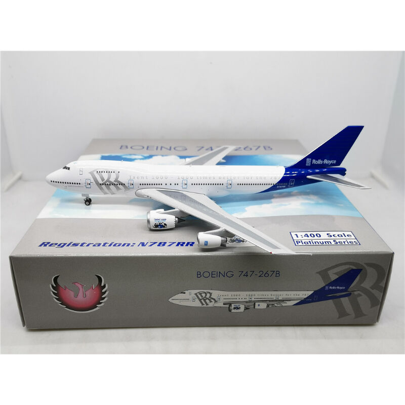 1/400 747-200 ロールスロイス・ノースアメリカ社 エンジンテストベッド機 N787RR