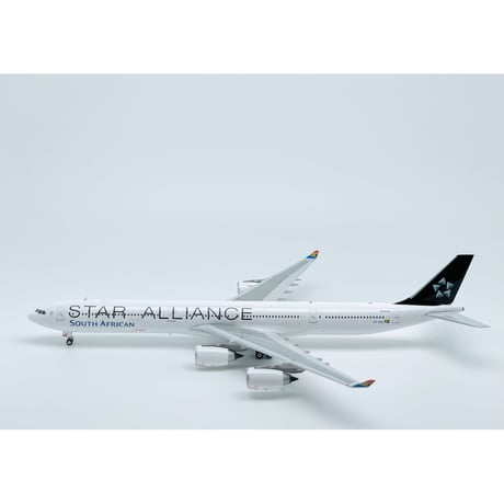 【お取り寄せ商品】1/400  A340-600  南アフリカ航空 特別塗装「スターアライアンス」  ZS-SNC