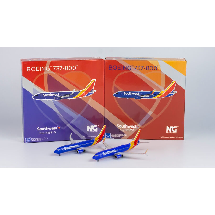 お取り寄せ商品】1/400 737-800/w サウスウエスト航空[ハートマーク