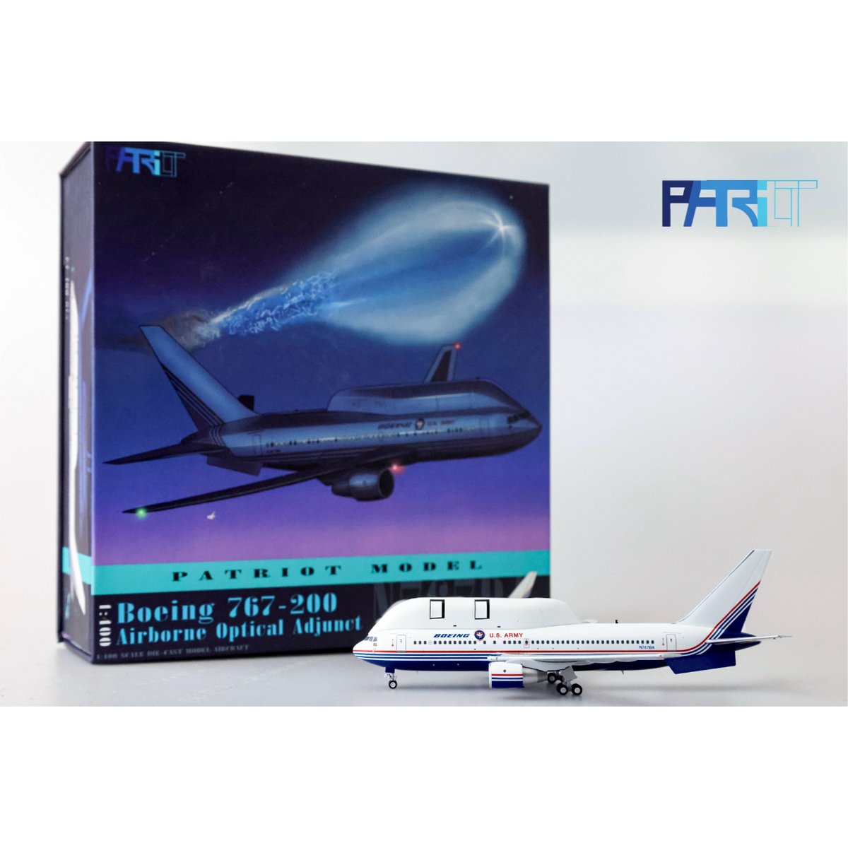1/400 767-200 アメリカ陸軍「AOA試験機--ボーイングハウスカラー」 N7