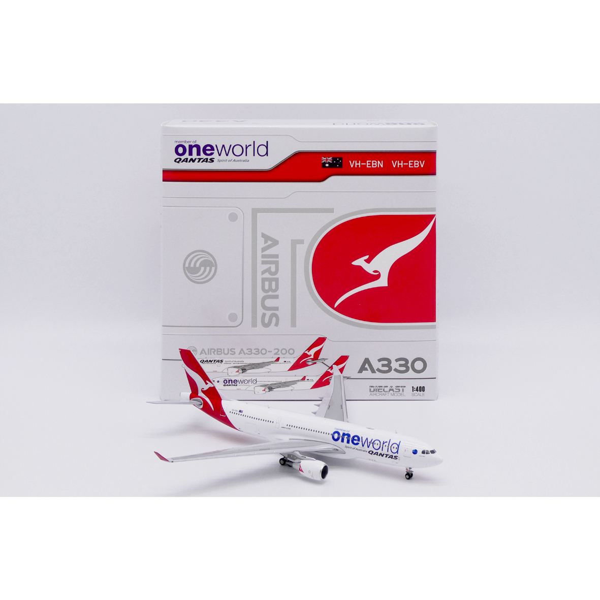 お取り寄せ商品】1/400 A330-200 カンタス航空「ワンワールド特別塗装