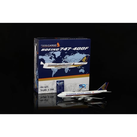 特価商品】【お取り寄せ商品】1/200 747-400F シンガポール航空 9V-SF
