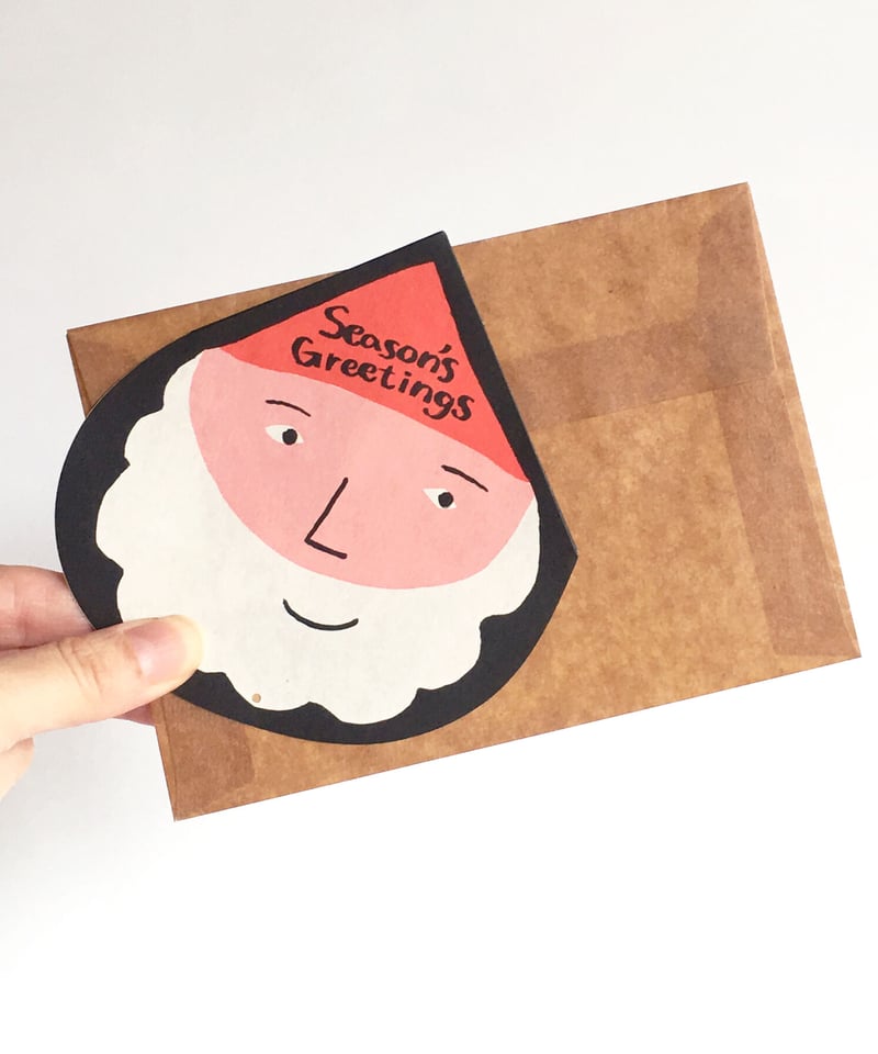 GRC-0010 サンタと女の子 | idograph CARDS