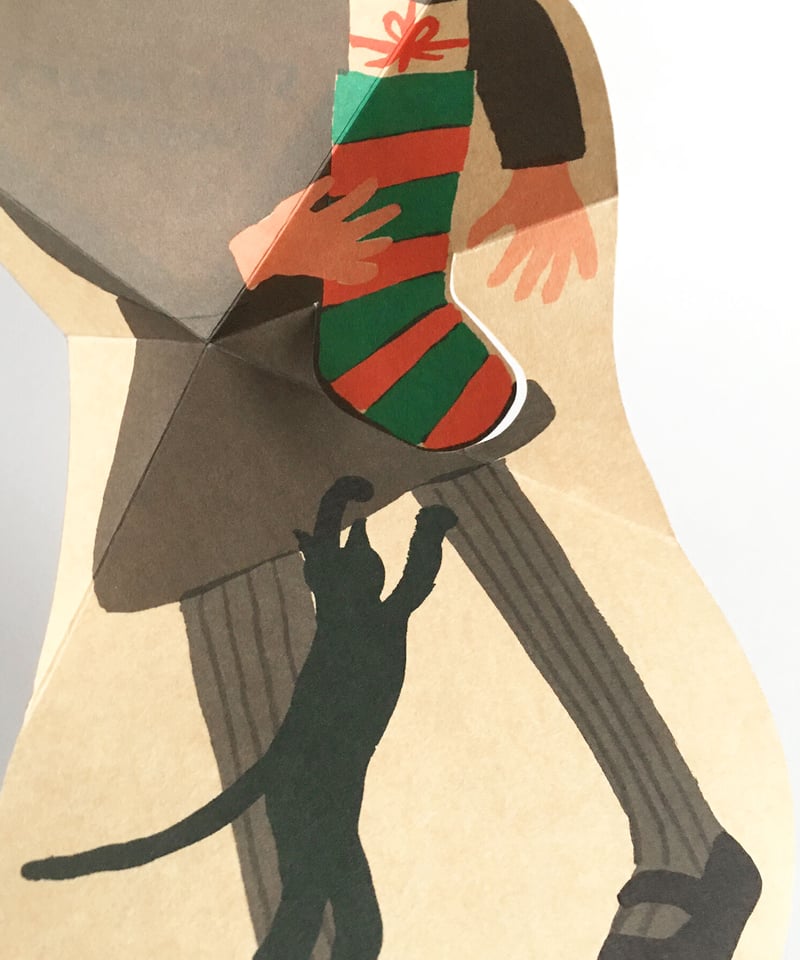 GRC-0010 サンタと女の子 | idograph CARDS